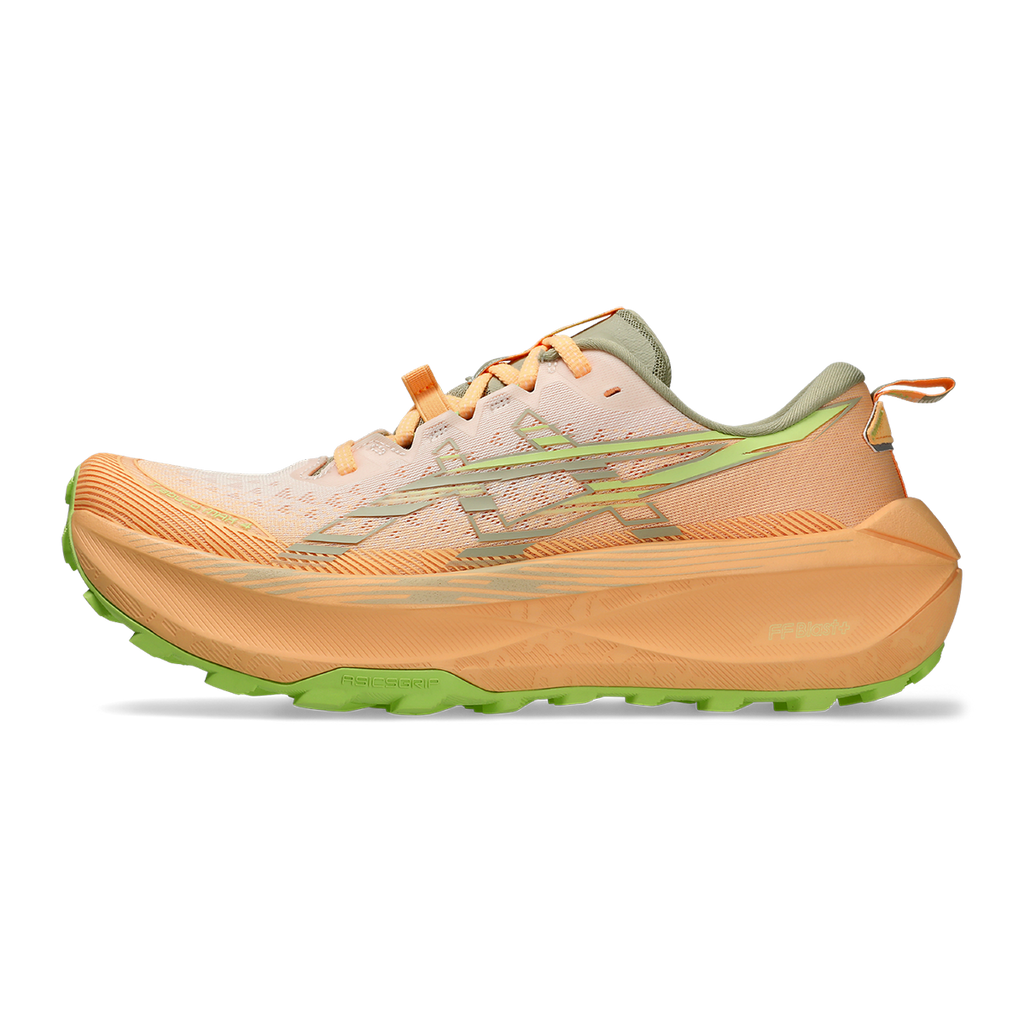 Asics Trabuco Max 4 — Cream - Khaki — Size D — Width 10.5 — Side View