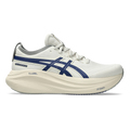 Asics Gel Nimbus 27 ATC — Birch - Indigo Blue — Size B — Width 10 — Front View