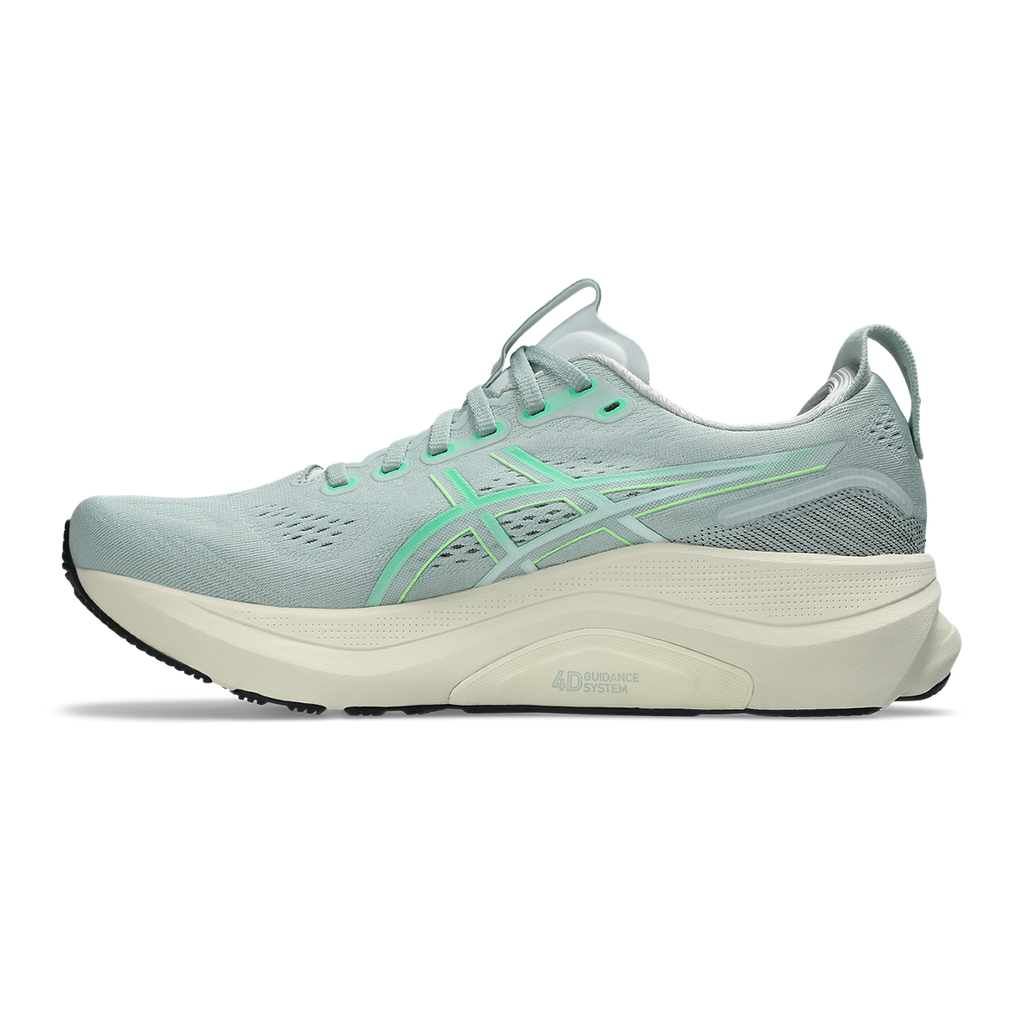 Asics Gel Kayano 32 — Cold Moss - Vital Green — Size D — Width 6 — Side View