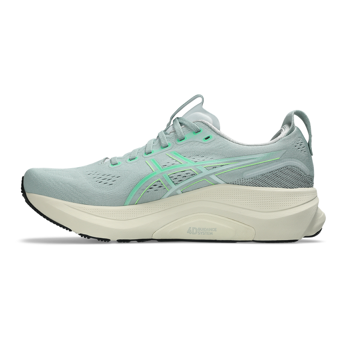 Asics Gel Kayano 32 — Cold Moss - Vital Green — Size D — Width 6 — Side View