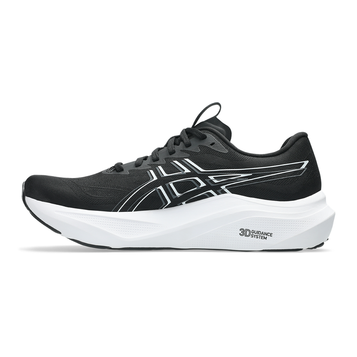 Asics GT 2000 14 — Black - White — Size 2E — Width 10 — Lifestyle View