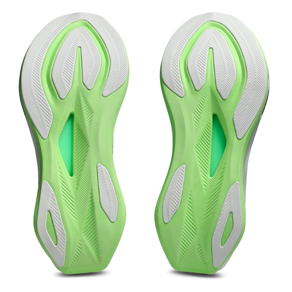 Asics Sonicblast — Cream - Blue Fade — Size D — Width 10 — Top View