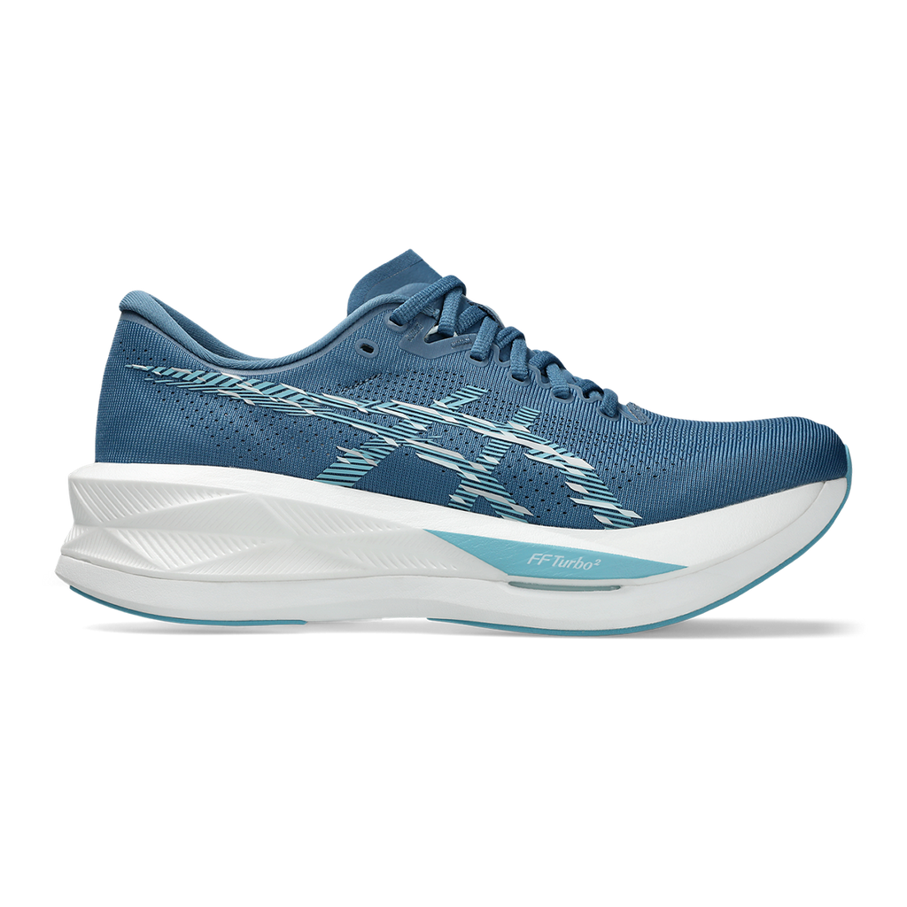 Asics Sonicblast — Cream - Blue Fade — Size D — Width 10 — Detail View