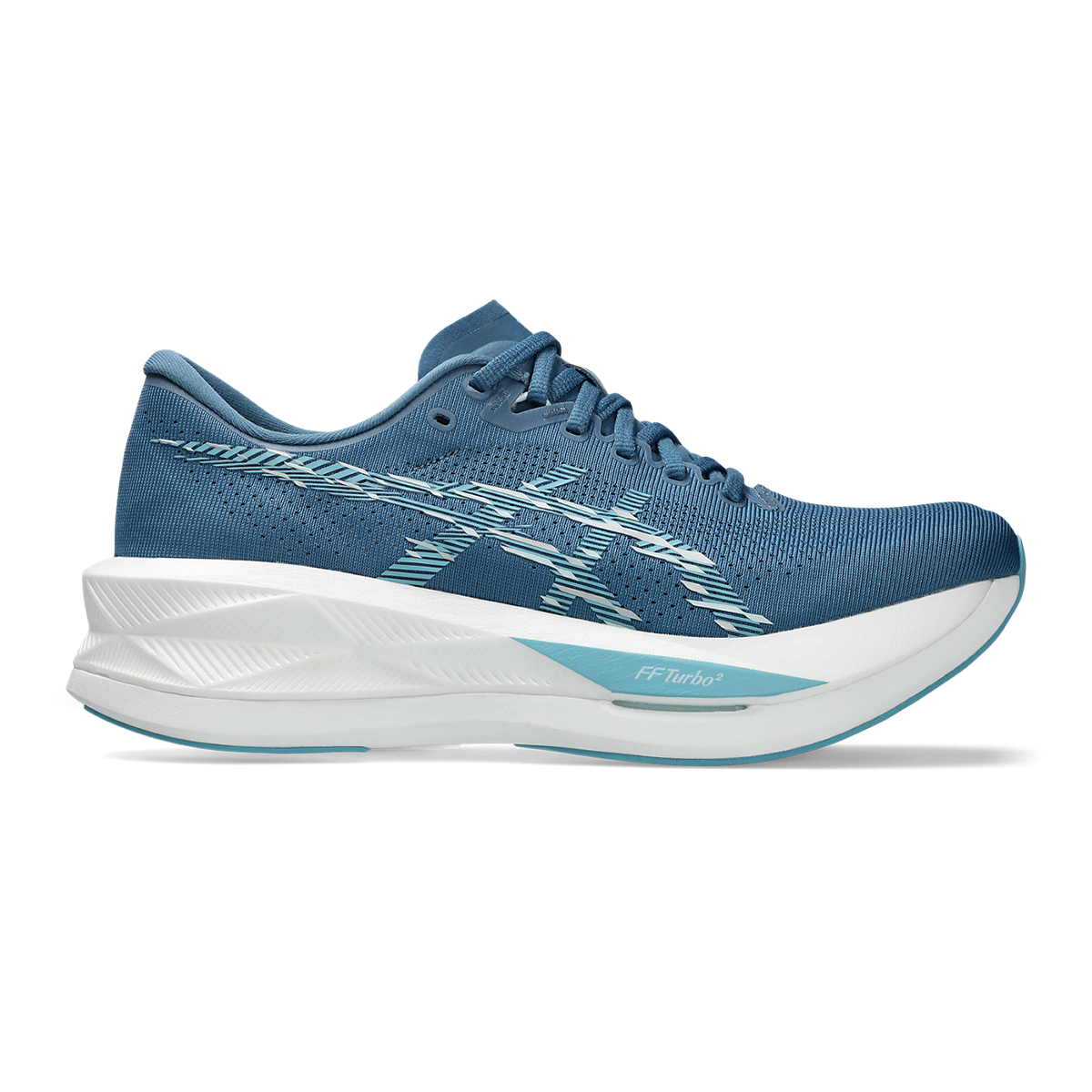 Asics Sonicblast — Cream - Blue Fade — Size D — Width 10 — Detail View