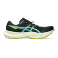 Asics Fuji Lite 6 — Black - Aurora Green — Size D — Width 10 — Front View