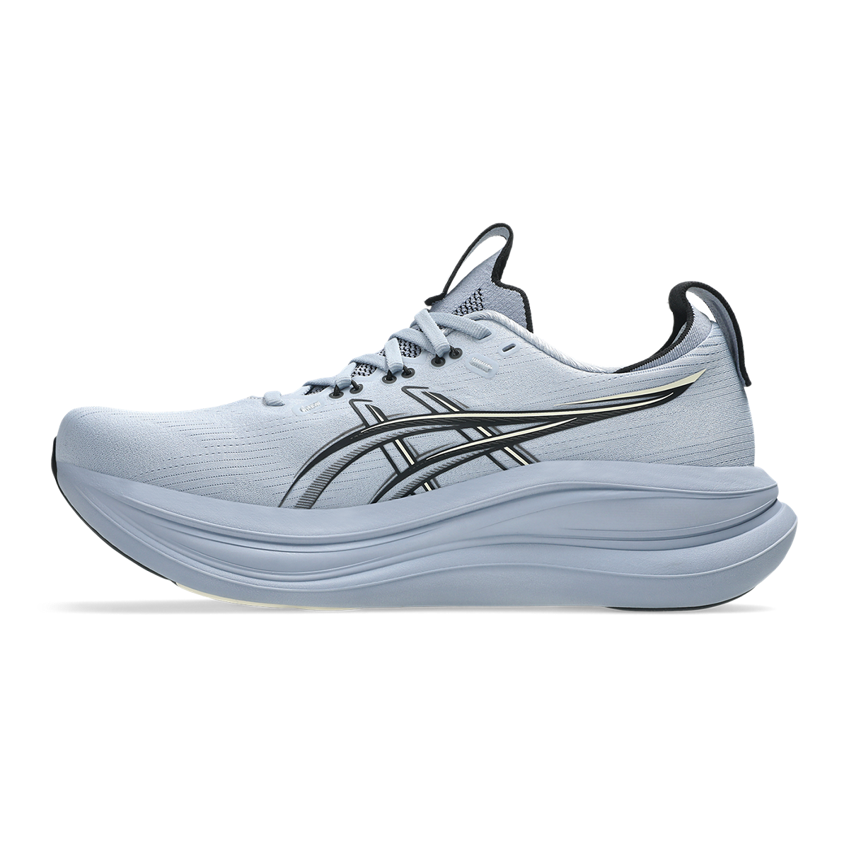 Asics Gel Nimbus 28 — Black - Graphite Grey — Size D — Width 10 — Alternate View 45