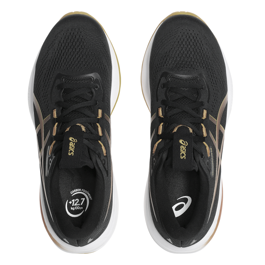 Asics Gel Cumulus 28 — Black - Illuminate Green — Size D — Width 6 — Alternate View 15