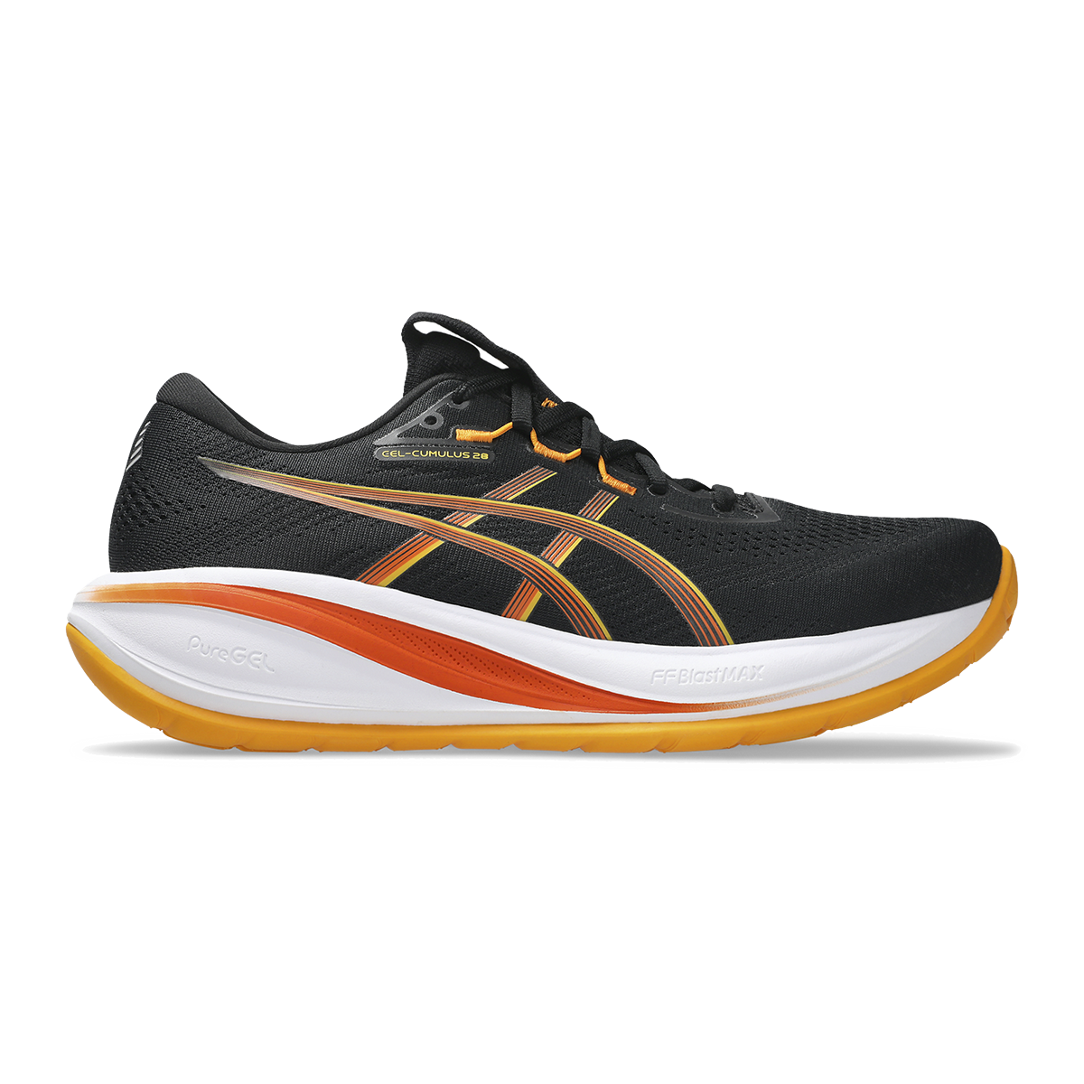 Asics Gel Cumulus 28 — Black - Illuminate Green — Size D — Width 6 — Alternate View 13