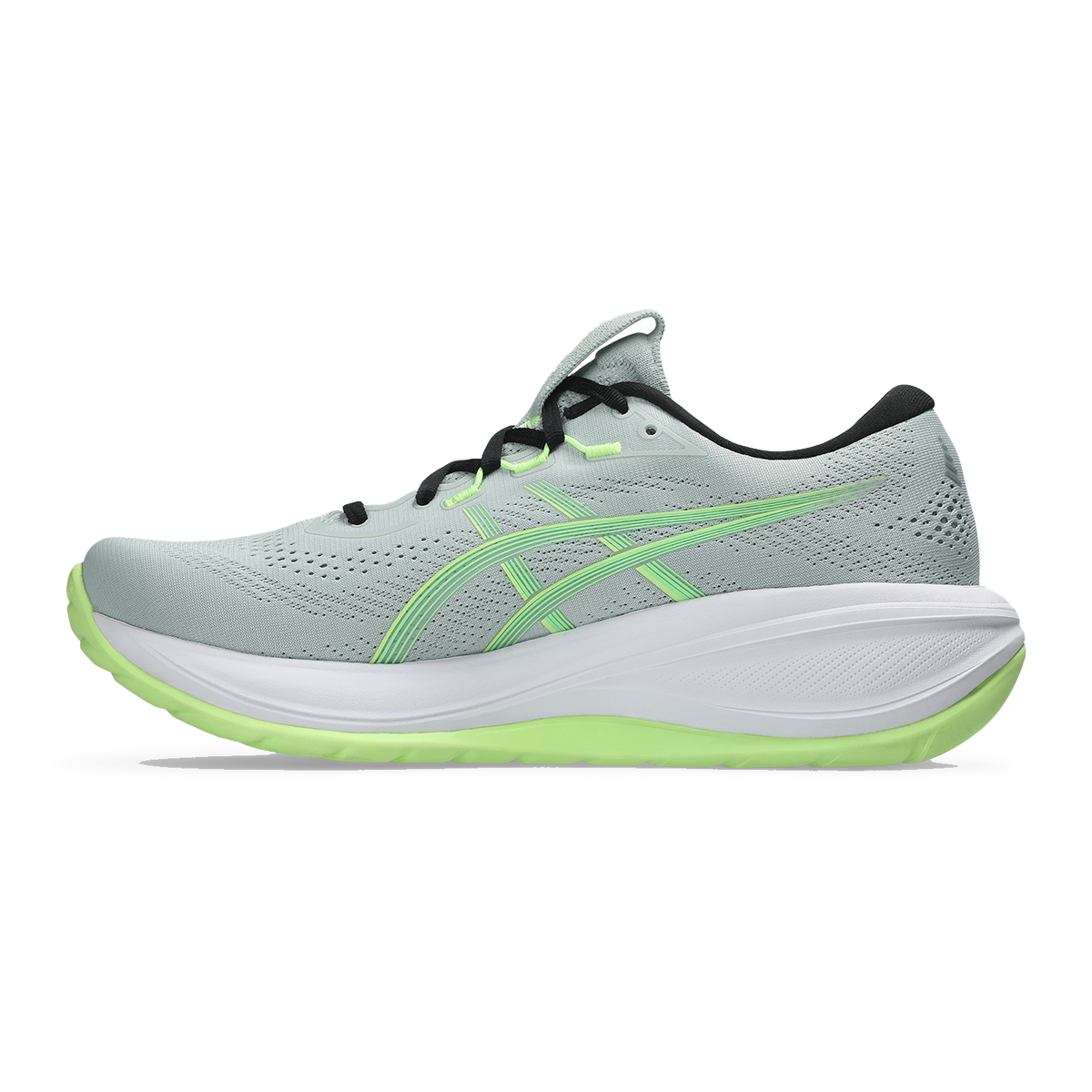 Asics Gel Cumulus 28 — Black - Illuminate Green — Size D — Width 6 — Alternate View 30