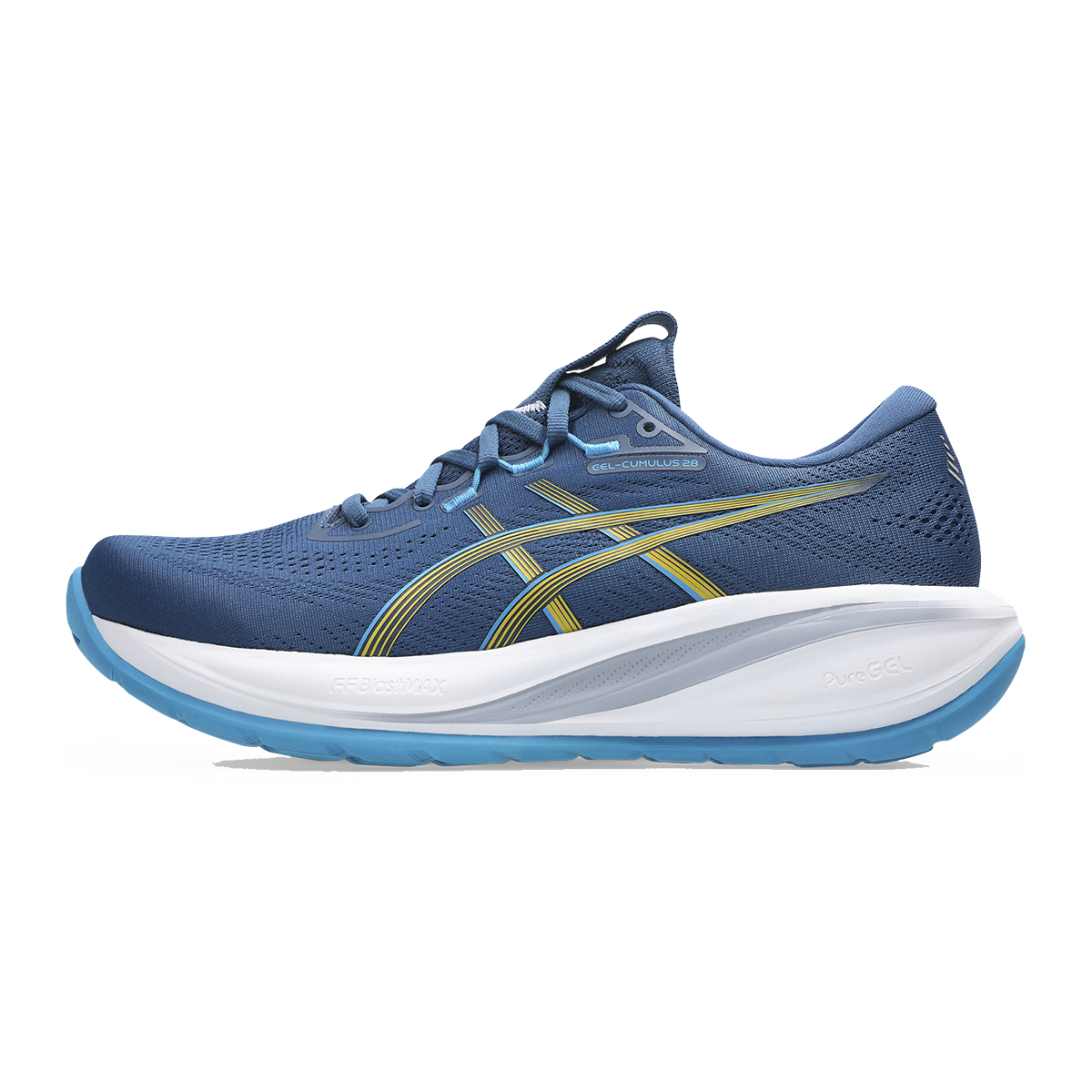 Asics Gel Cumulus 28 — Black - Illuminate Green — Size D — Width 6 — Alternate View 42