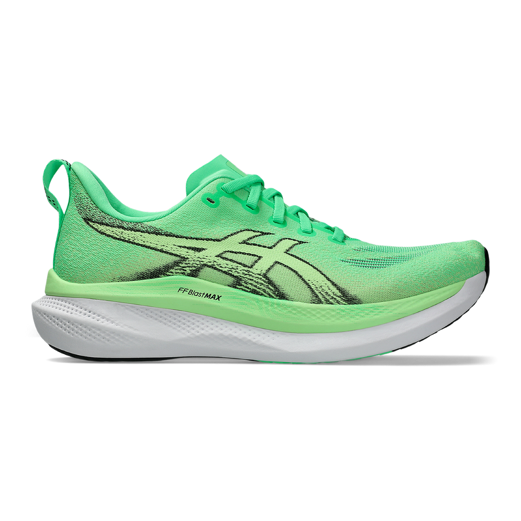 Asics Glideride Max 2 — Black - White — Size 2E — Width 10 — Detail View