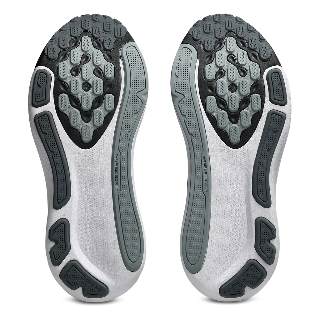 Asics Gel Kayano 33 — Black - White — Size D — Width 10 — Top View