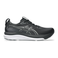 Asics Gel Kayano 33 — Black - White — Size D — Width 10 — Front View
