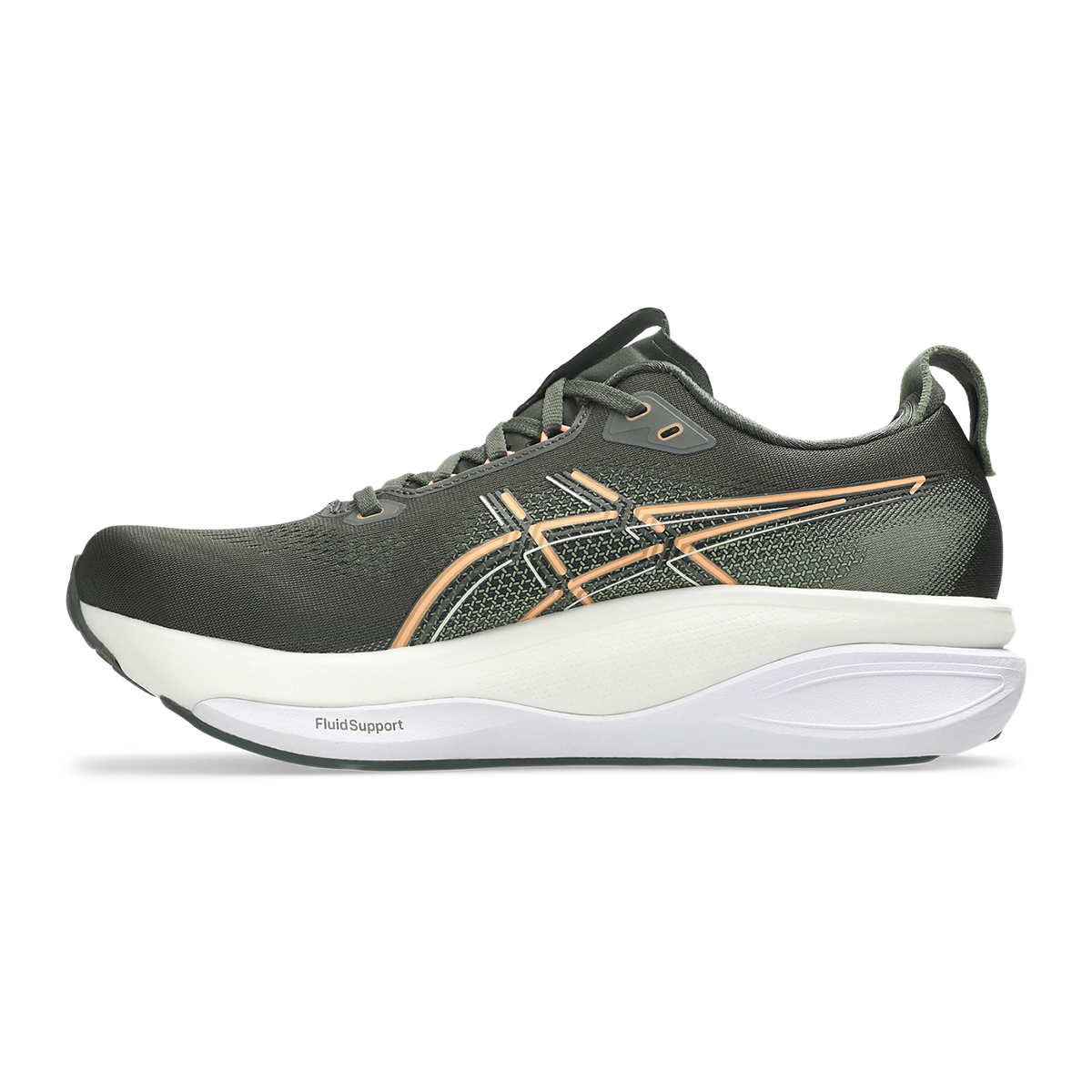 Asics Gel Kayano 33 — Black - White — Size D — Width 10 — Lifestyle View