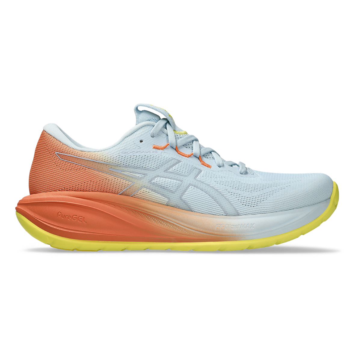 Asics Gel Cumulus 28 — Black - Illuminate Green — Size D — Width 6 — Alternate View 45