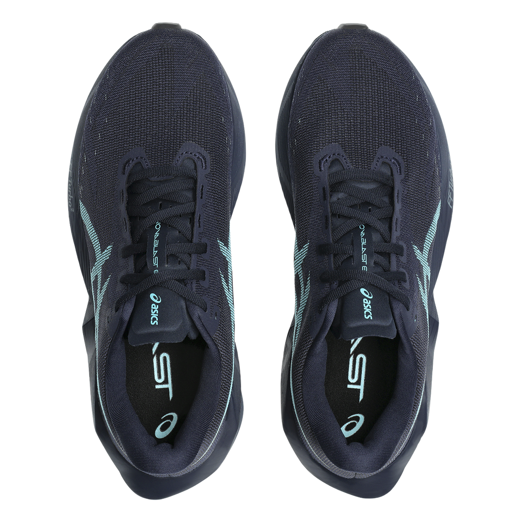 Asics Novablast 6 — Black - Black — Size 2E — Width 6 — Back View
