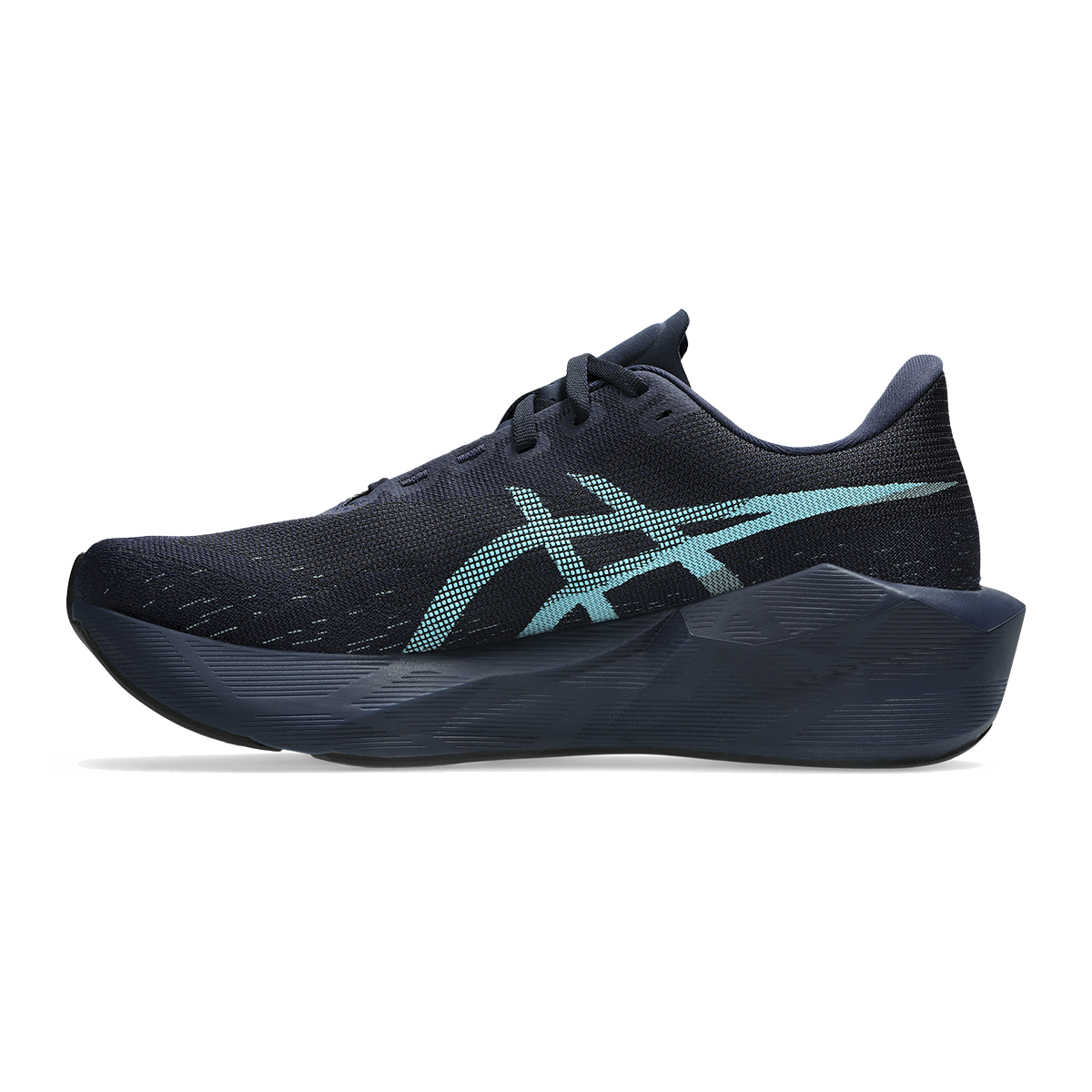 Asics Novablast 6 — Black - Black — Size 2E — Width 6 — Side View