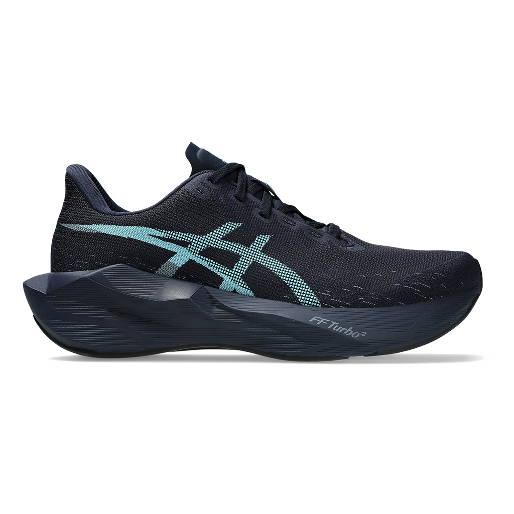 Asics Novablast 6 — Black - Black — Size 2E — Width 6 — Front View