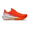 Asics Novablast 6 Tenka — Energy Orange - White — Size D — Width 10 — Front View