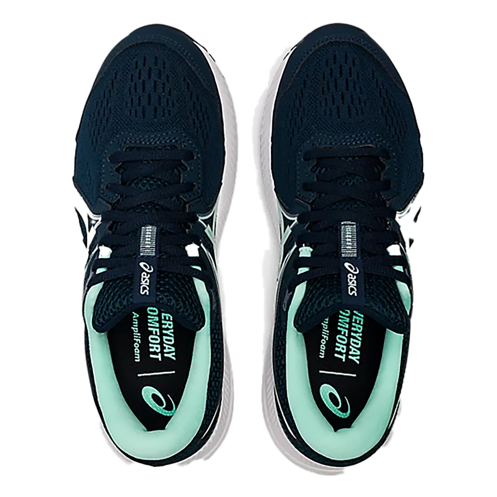 Asics Contend 7 — French Blue - Fresh Ice — Size B — Width 8 — Back View