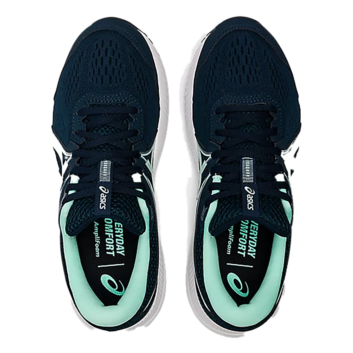 Asics Contend 7 — French Blue - Fresh Ice — Size B — Width 8 — Back View