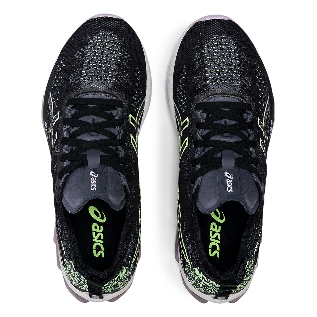 Asics Gel-Kinsei Blast — Black - Illuminate Yellow — Size B — Width 9.5 — Back View
