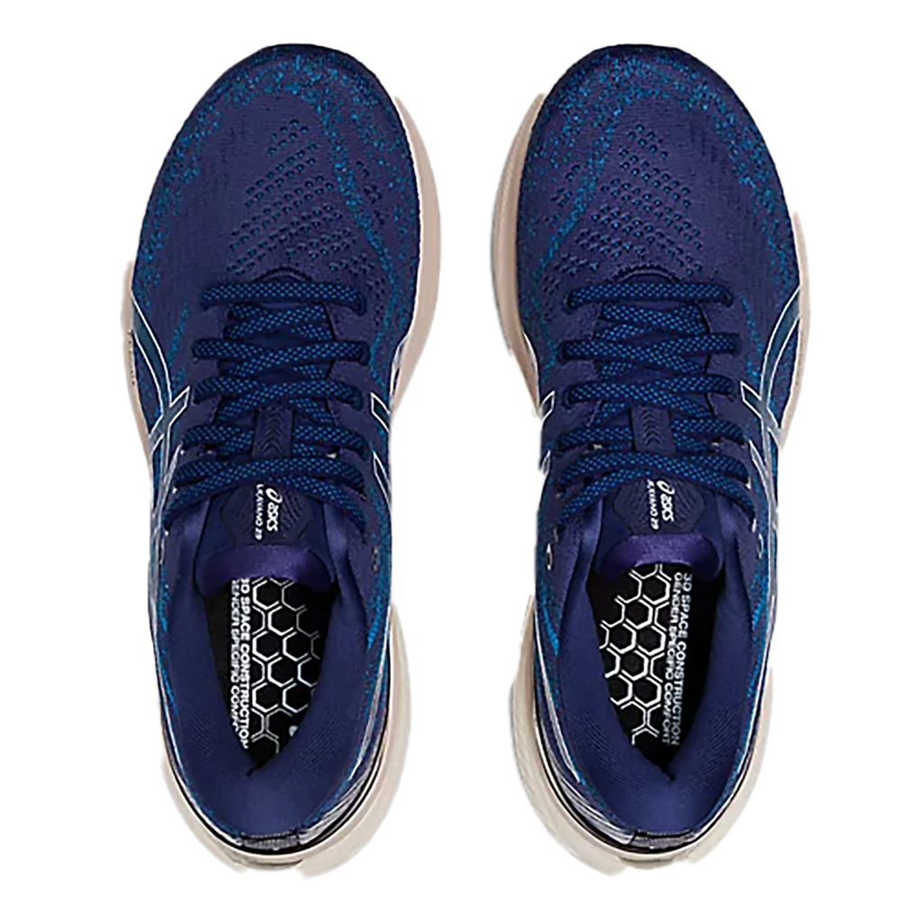 Asics Gel Kayano 29 — Indigo Blue - Sky — Size B — Width 7.5 — Back View