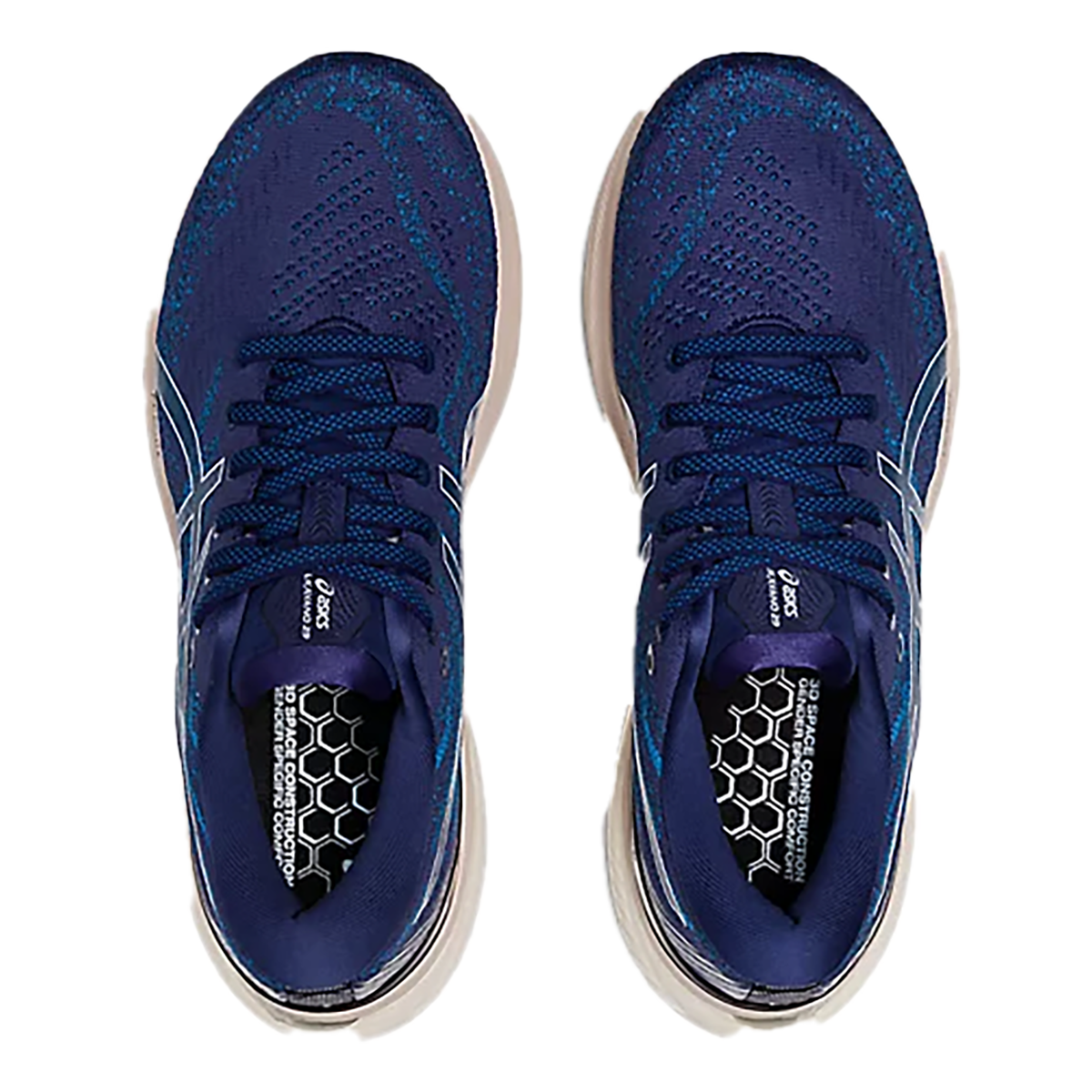 Asics Gel Kayano 29 — Indigo Blue - Sky — Size B — Width 7.5 — Back View