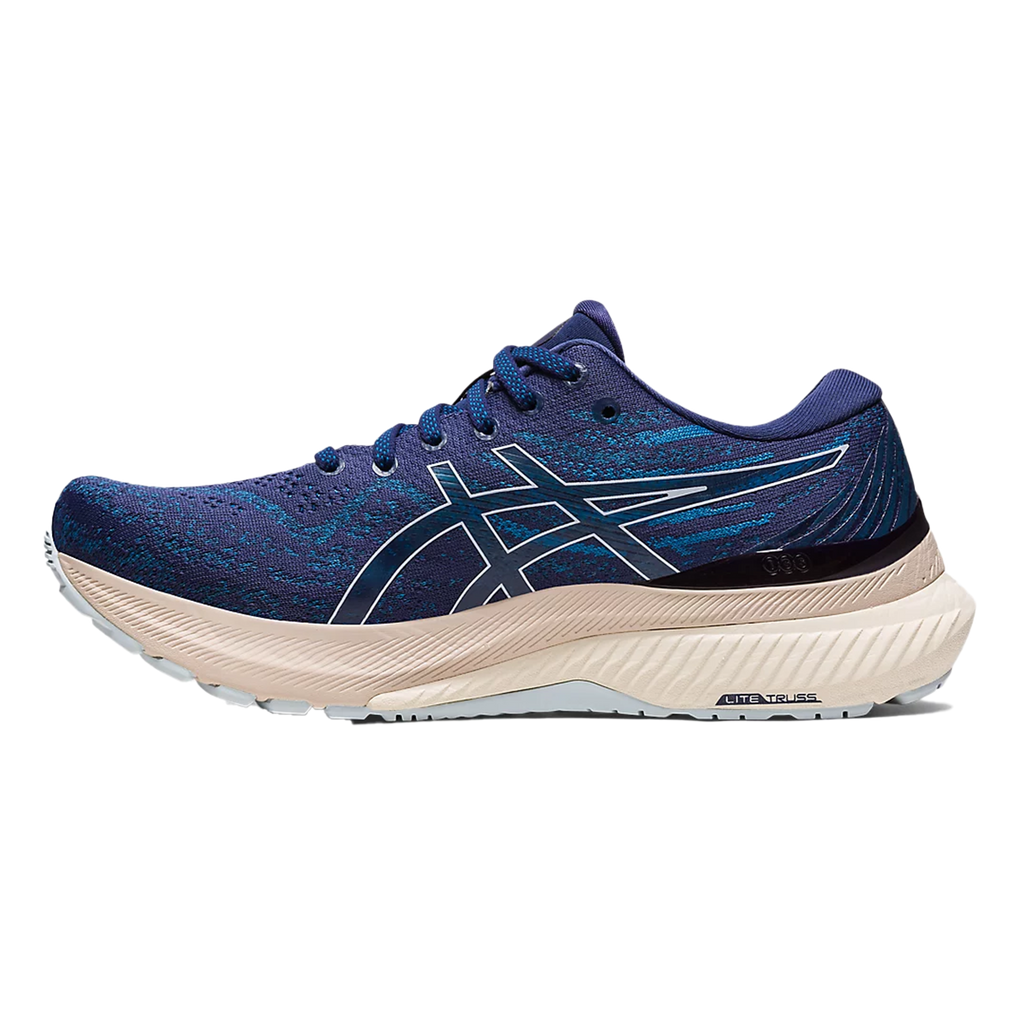 Asics Gel Kayano 29 — Indigo Blue - Sky — Size B — Width 7.5 — Side View
