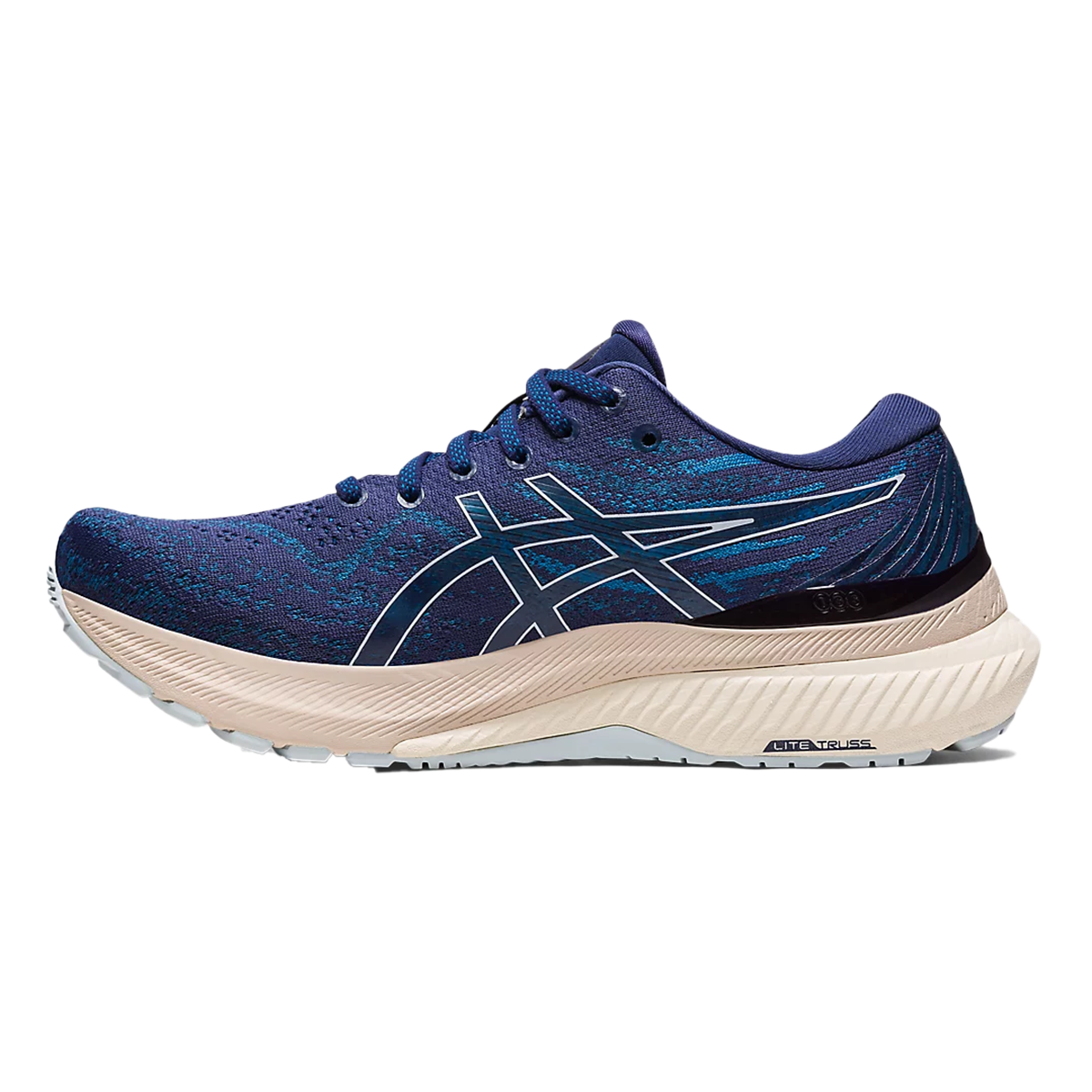 Asics Gel Kayano 29 — Indigo Blue - Sky — Size B — Width 7.5 — Side View