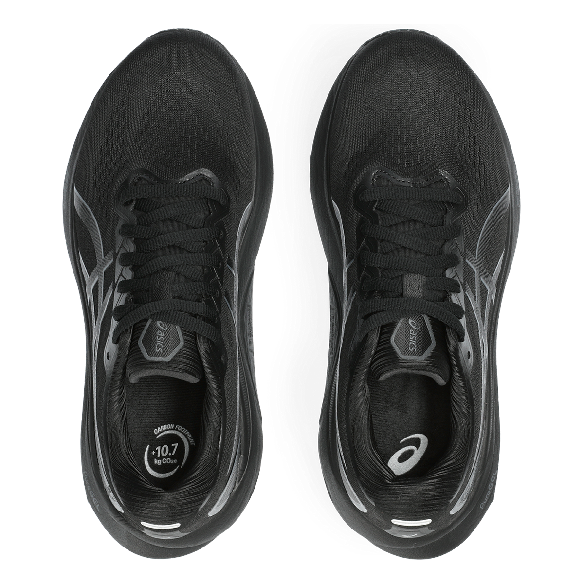 Asics Gel Kayano 30 — Black - Black — Size B — Width 10.5 — Back View