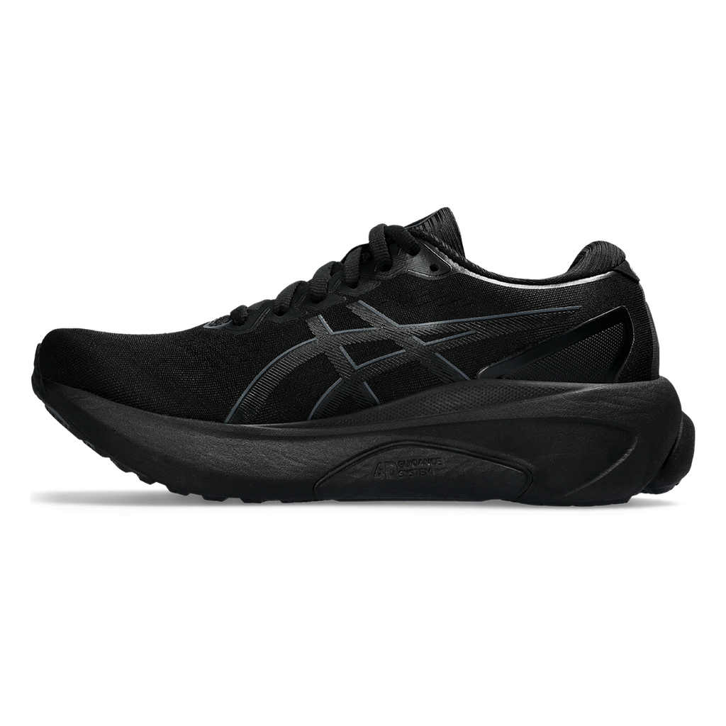 Asics Gel Kayano 30 — Black - Black — Size B — Width 10.5 — Side View