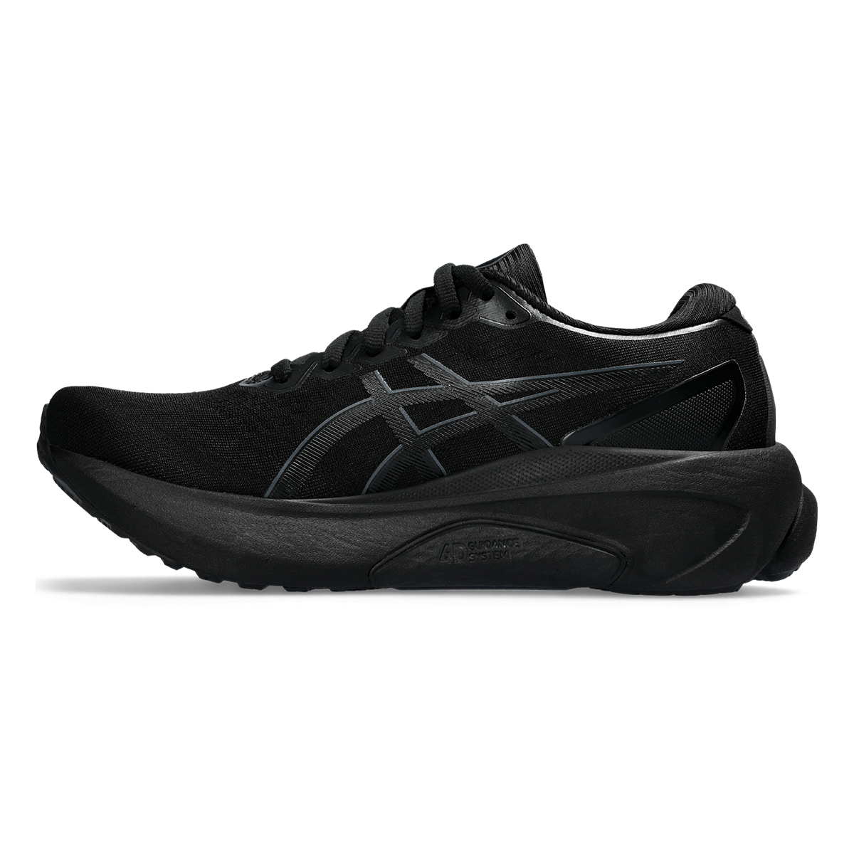 Asics Gel Kayano 30 — Black - Black — Size B — Width 10.5 — Side View