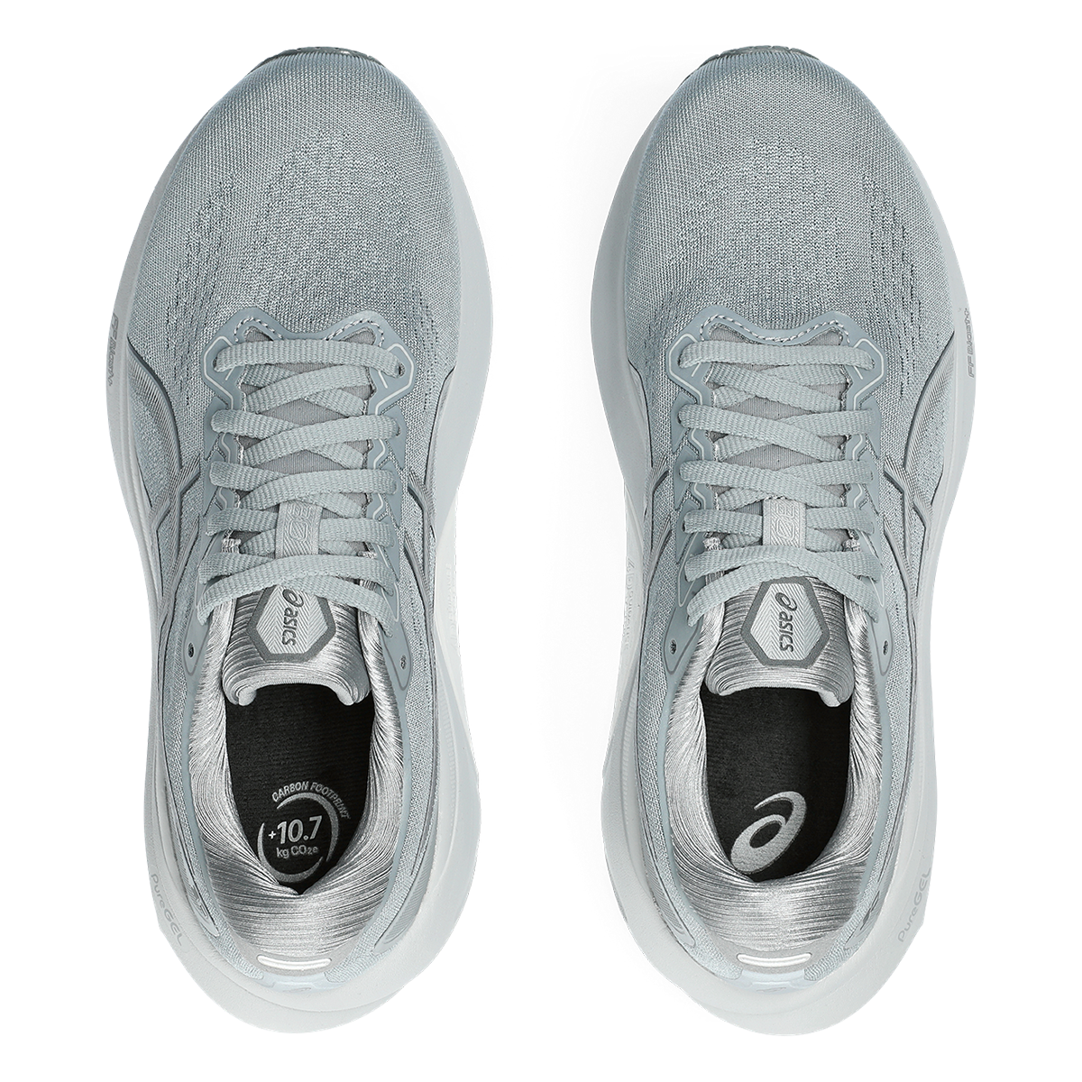 Asics Gel Kayano 30 — Sheet Rock - Piedmont Grey — Size B — Width 10 — Back View