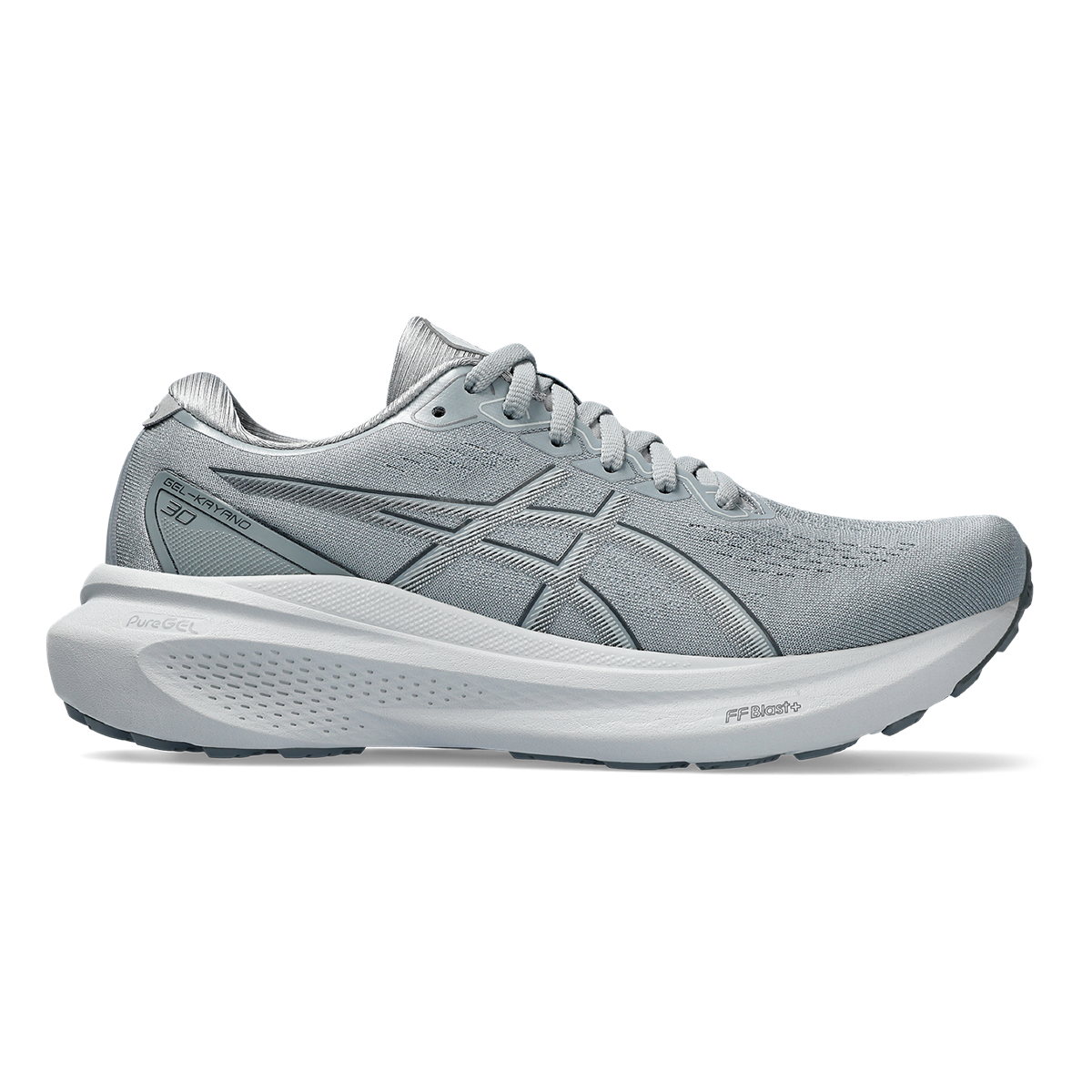 Asics Gel Kayano 30 — Sheet Rock - Piedmont Grey — Size B — Width 10 — Front View