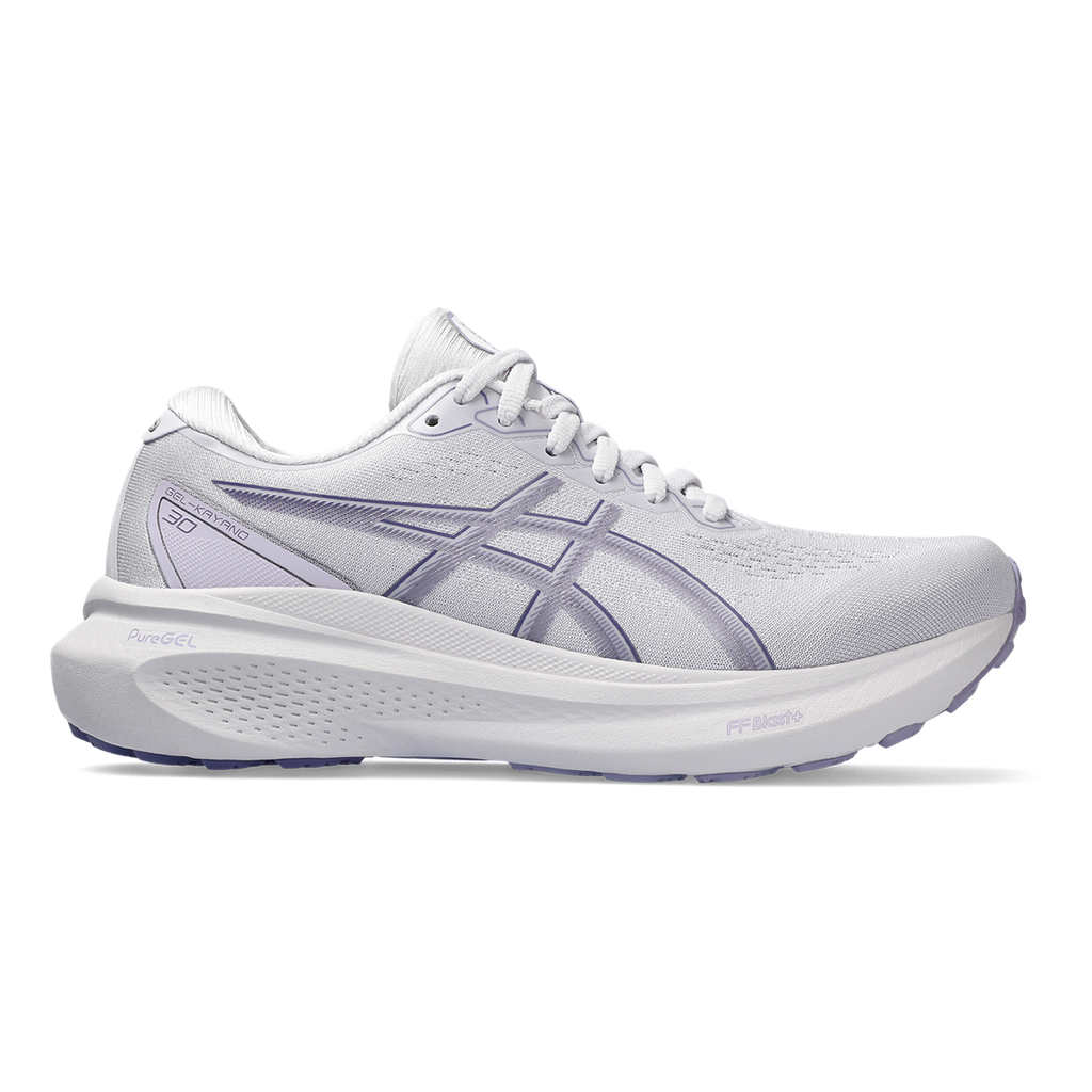 Asics Gel Kayano 30 — Lilac Hint - Ash Rock — Size D — Width 8 — Front View