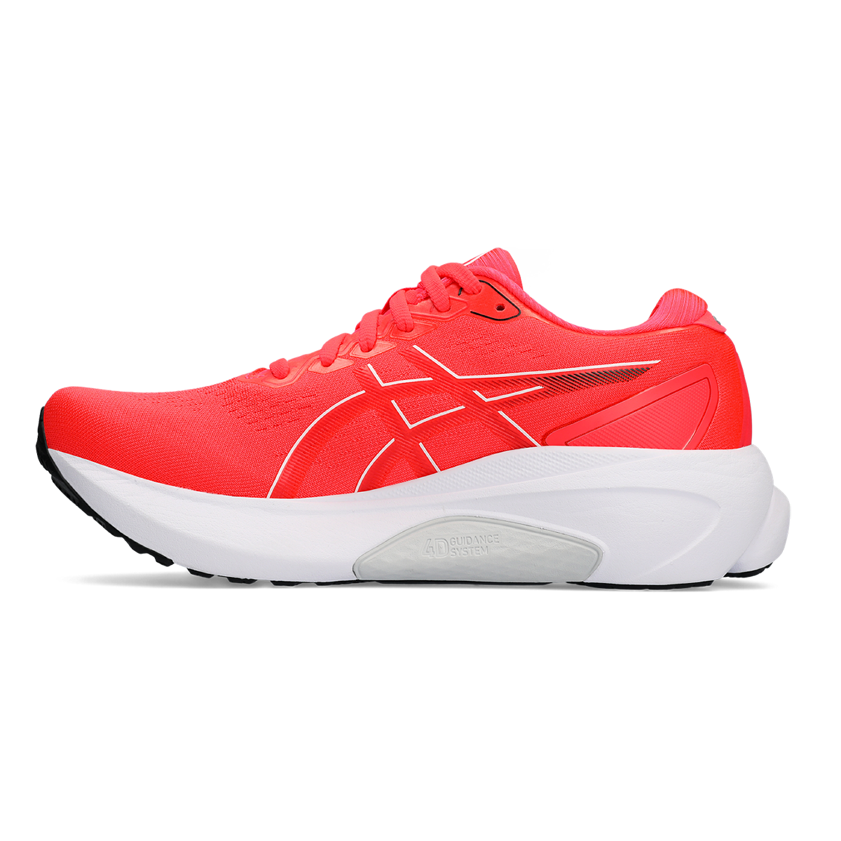 Asics Gel Kayano 30 — Diva Pink - Electric Red — Size B — Width 10 — Side View