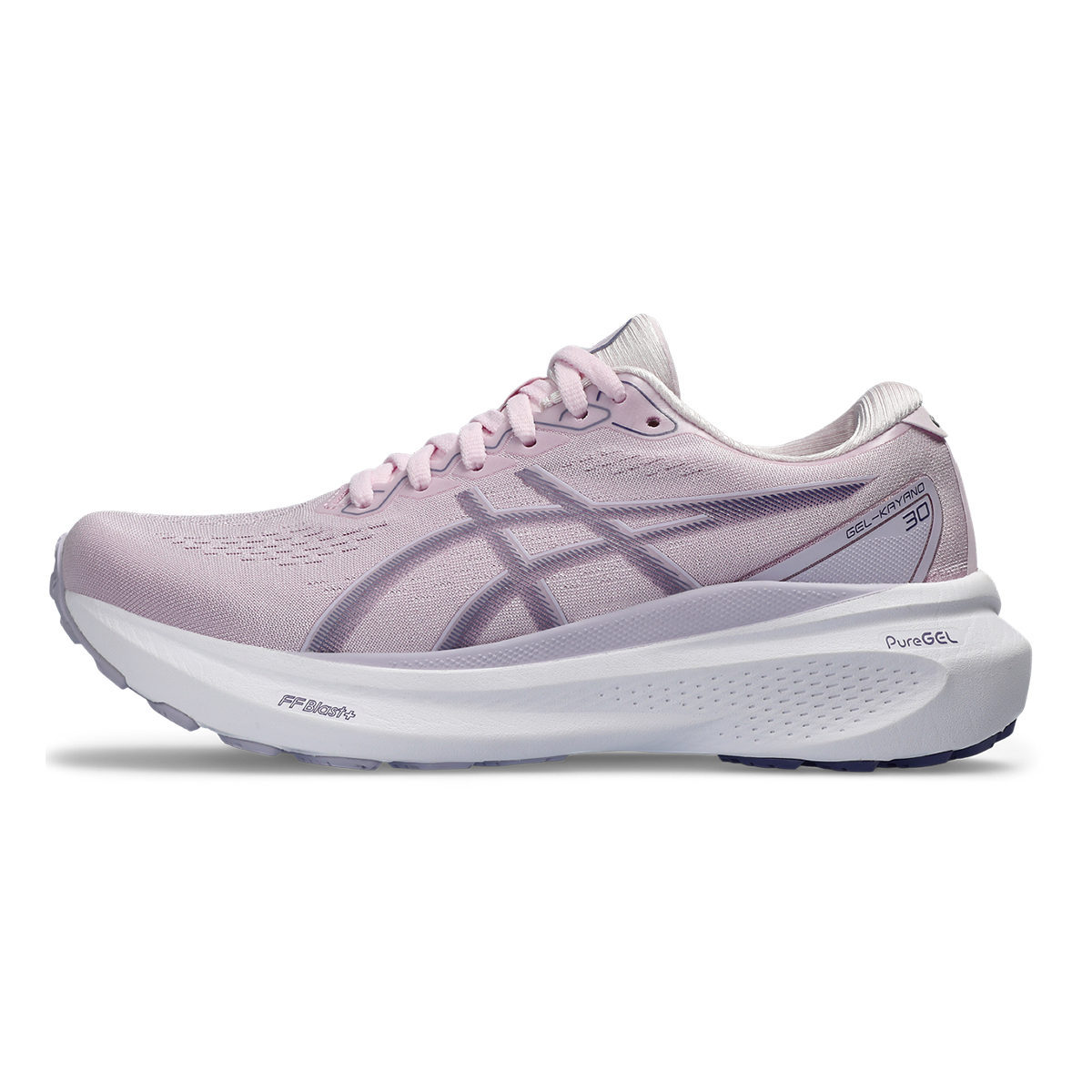 Asics Gel Kayano 30 — Cosmos - Ash Rock — Size B — Width 10 — Side View