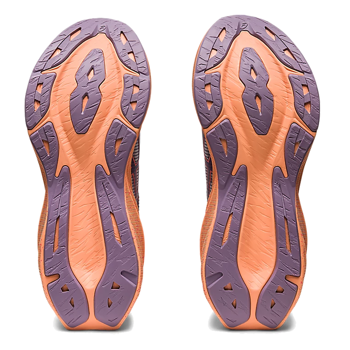 Asics Novablast 3 LE — Indigo Blue - Papaya — Size B — Width 11 — Top View