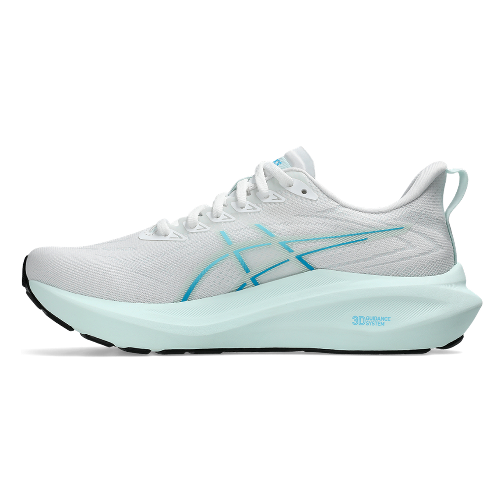 Asics GT 2000 13 — White - Soothing Sea — Size B — Width 6 — Side View