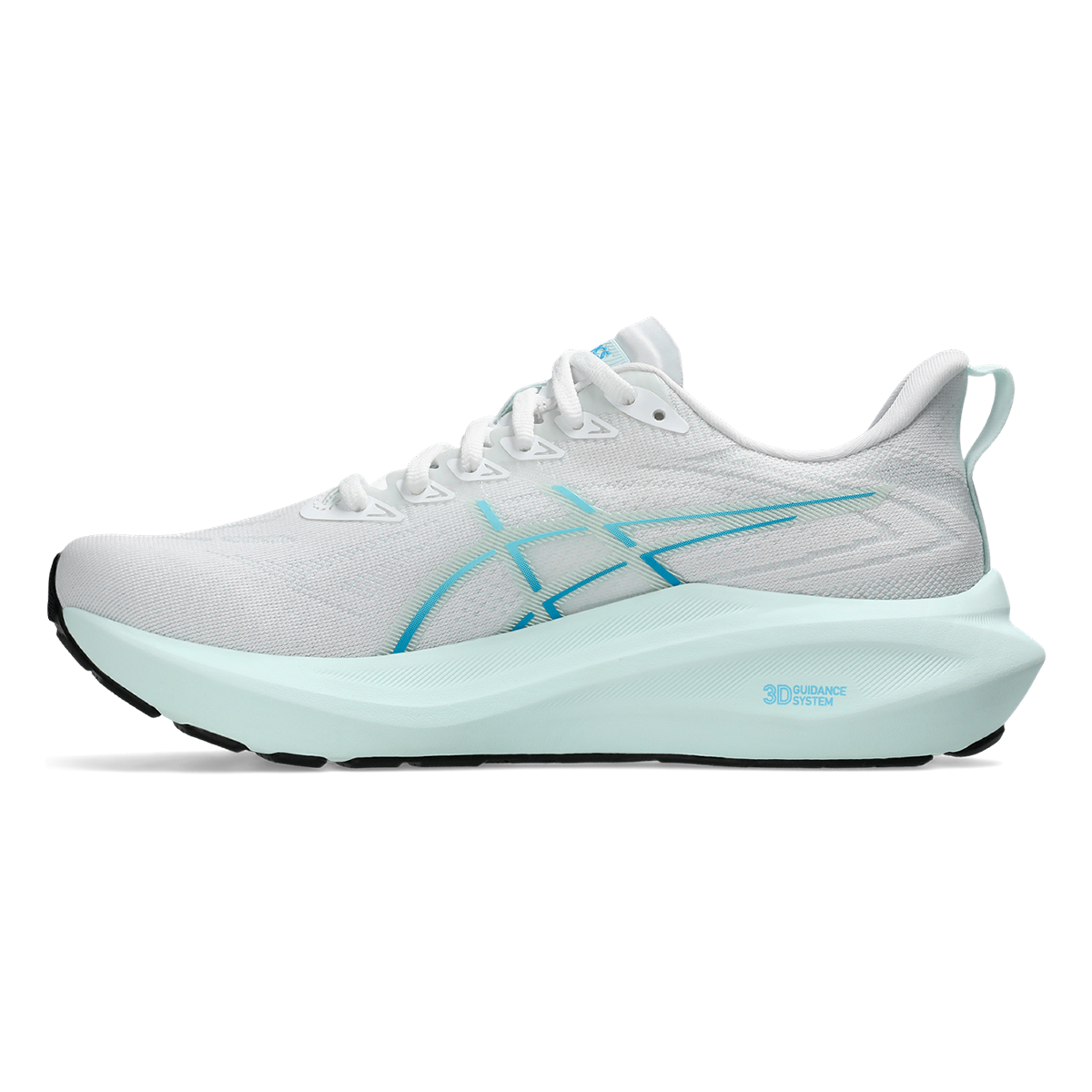 Asics GT 2000 13 — White - Soothing Sea — Size B — Width 6 — Side View