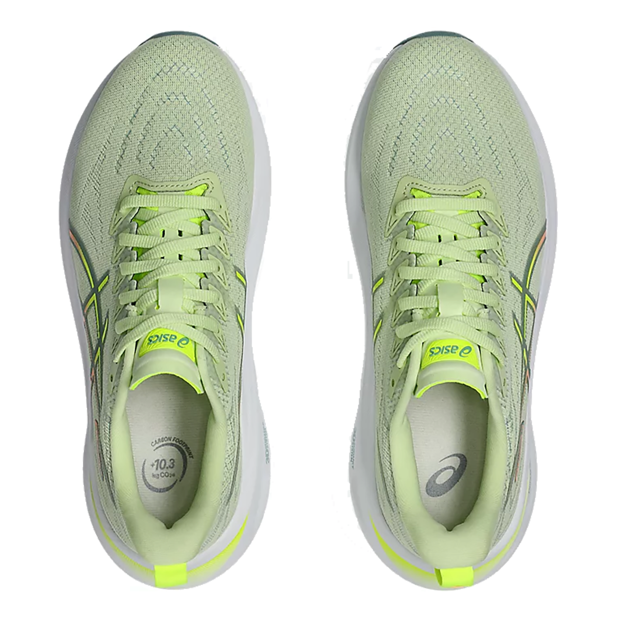 Asics GT 2000 13 — Cool Matcha - Celadon — Size D — Width 8 — Back View