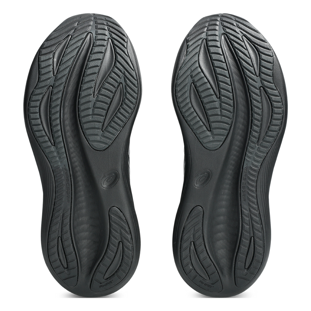 Asics Gel Nimbus 27 Black - Graphite Grey — Black - Graphite Grey — Size D — Width 6 — Top View