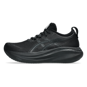 Asics Gel Nimbus 27 Black - Graphite Grey — Black - Graphite Grey — Size D — Width 6 — Top View
