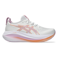 Asics Gel Nimbus 27 White - Light Ube — White - Light Ube — Size B — Width 5 — Front View