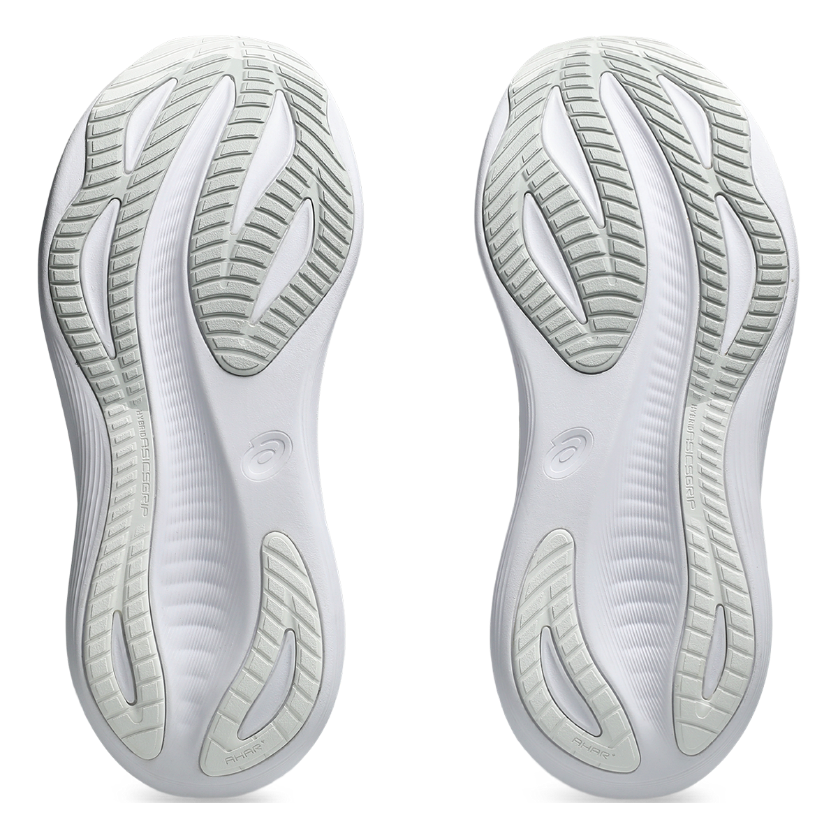 Asics Gel Nimbus 27 White - Glacier Grey — White - Glacier Grey — Size D — Width 6 — Top View