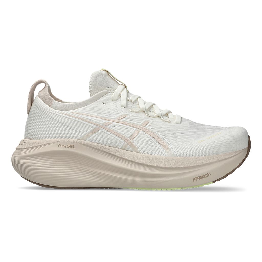 Asics Gel Nimbus 27 Cream - Mineral Beige — Cream - Mineral Beige — Size B — Width 5 — Front View