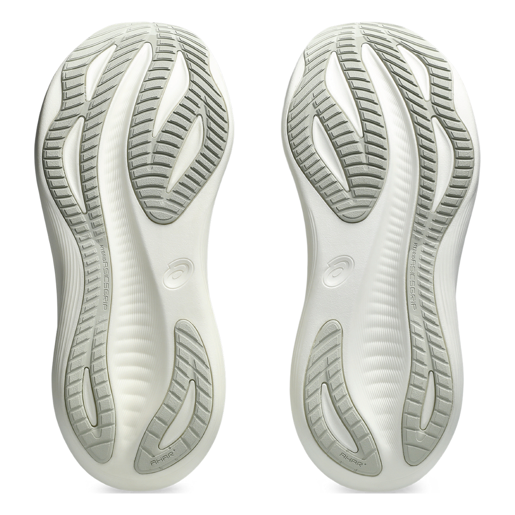 Asics Gel Nimbus 27 Lake Grey - White Sage — Lake Grey - White Sage — Size B — Width 5 — Top View