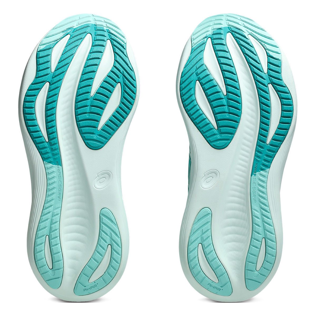 Asics Gel Nimbus 27 Wave Teal - Illuminate Mint — Wave Teal - Illuminate Mint — Size B — Width 5 — Top View