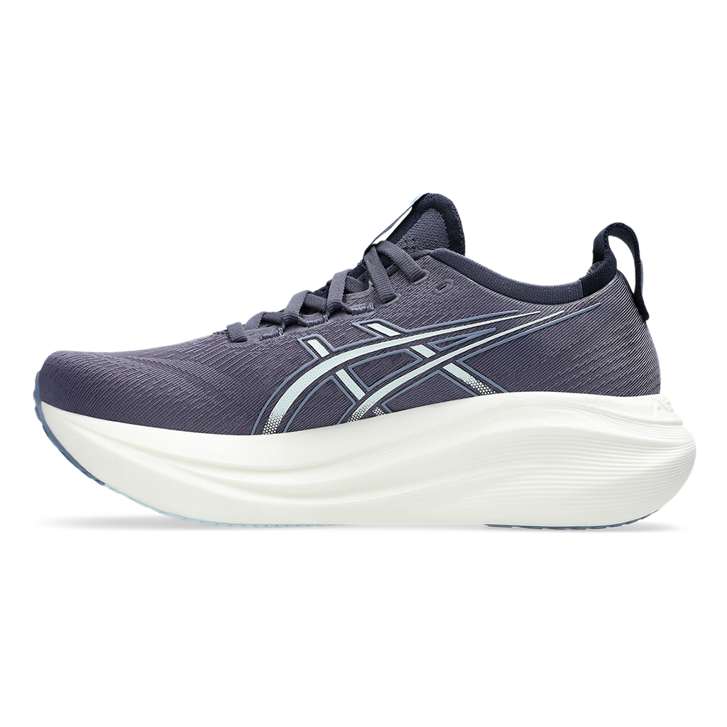 Asics Gel Nimbus 27 Indigo Fog - Cool Grey — Indigo Fog - Cool Grey — Size B — Width 5 — Side View